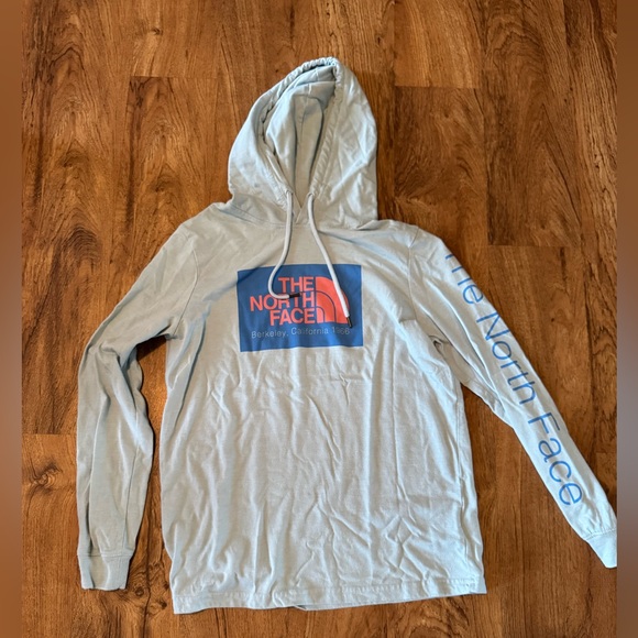 The North Face Light Blue Pull Over - Picture 1 of 2